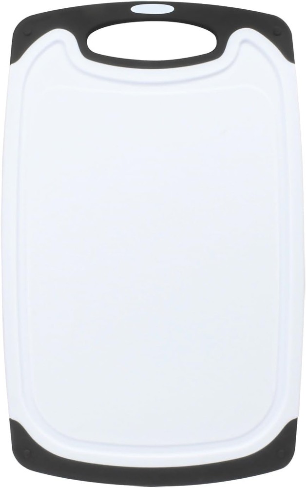 5.9X9.8 inch High-Density Plastic Mini Cutting Board W/ Built-In Handle Easy to