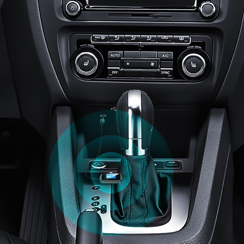 2 in 1 Wireless Audio 3.5mm Jack Aux Adapter Car Bluetooth Transmitter Receiver