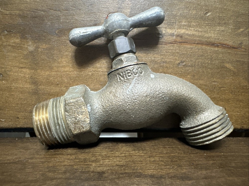 Vintage Solid Brass Spigot Water Faucet Nibco 83
