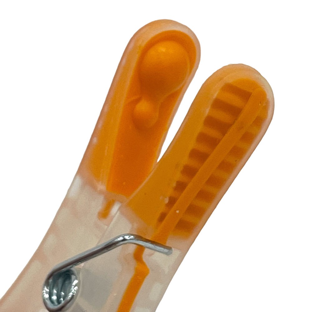 Smart Home Fall Leaf Themed Plastic Clothespins with Non-Slip Grips, 24 Pack