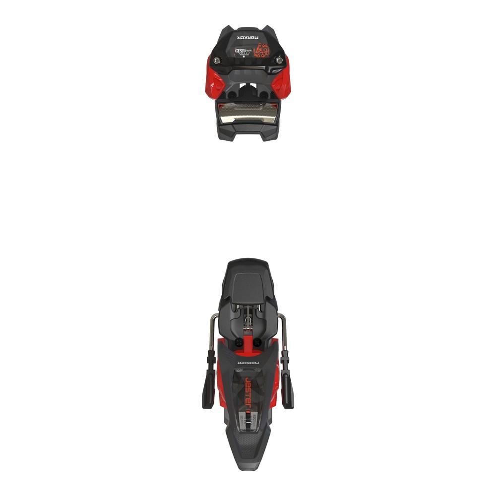 Marker Jester 16 Ski Bindings, Anthracite/Black/Red, 110mm MY25