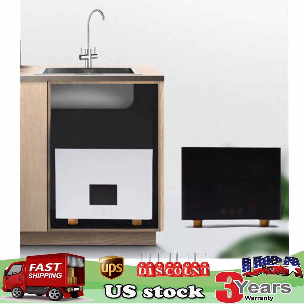 Electric Tankless Hot Water Heater 3000W Kitchen Shower Instant Boiler Bathroom!