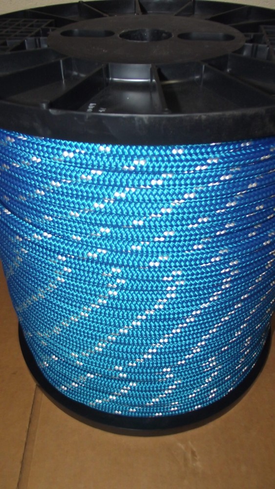 3/8" (10mm) x 600' Sail/Halyard Line, Double Braid Polyester, Sheets, Boat Rope