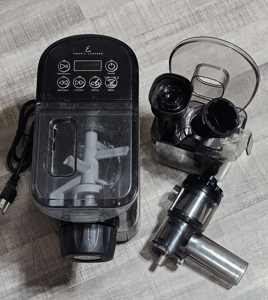 Emeril Lagasse PASTA MAKER MACHINE & BEYOND w Juicer Attachments PM-01 COMPLETE!