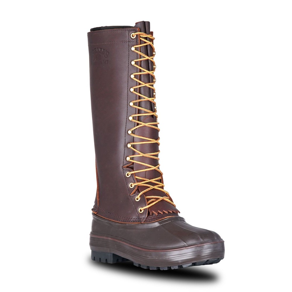 Schnee's Hunter II 16" Brown Leather Pac Boots, Thinsulate Liner