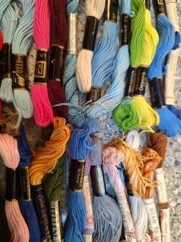 50 Packs Floss String Embroidery Bracelet Making Thread Multi Colors
