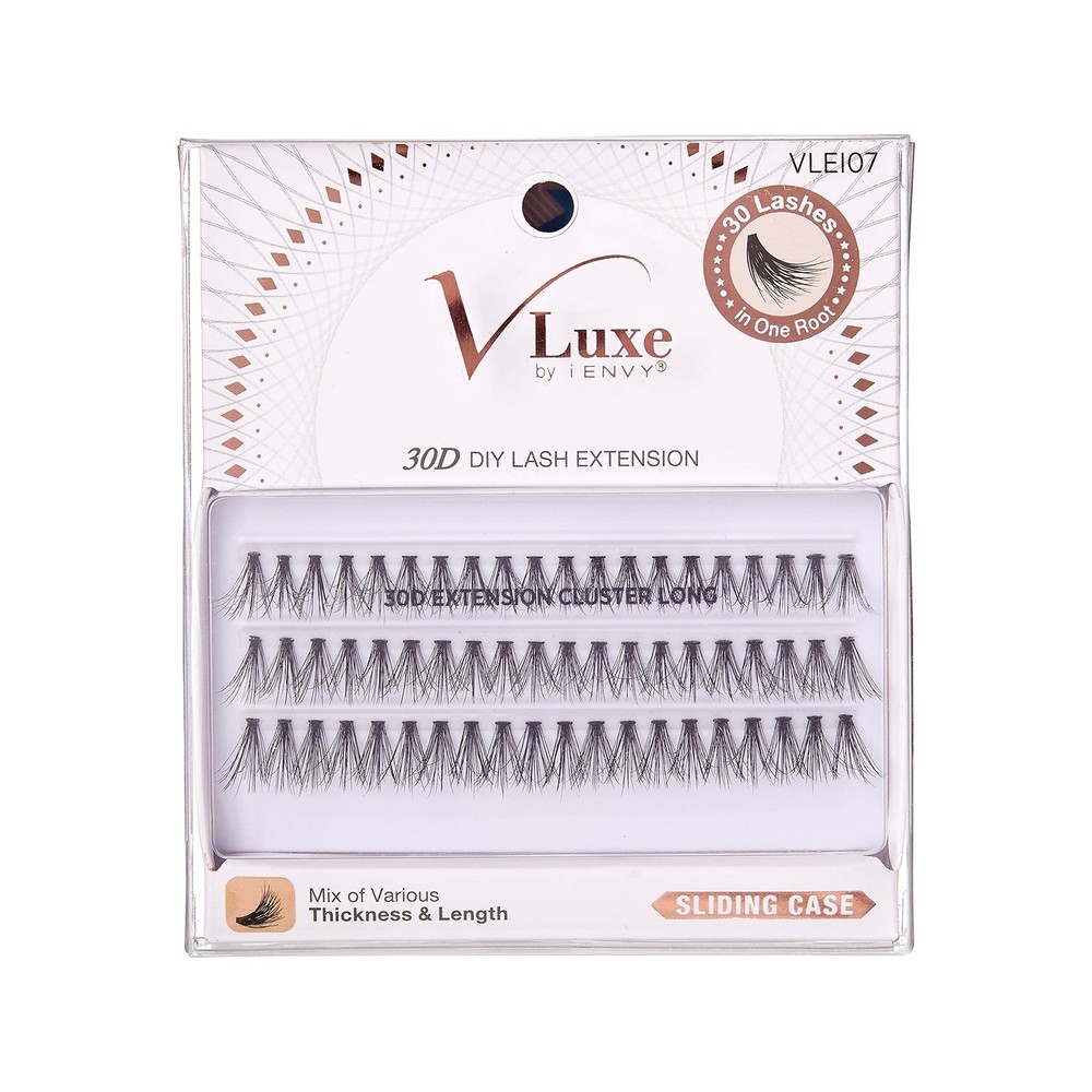 2 Pack 30D Fishtail False Eyelashes Soft Fluffy Multi Dimensional Lash Extens...