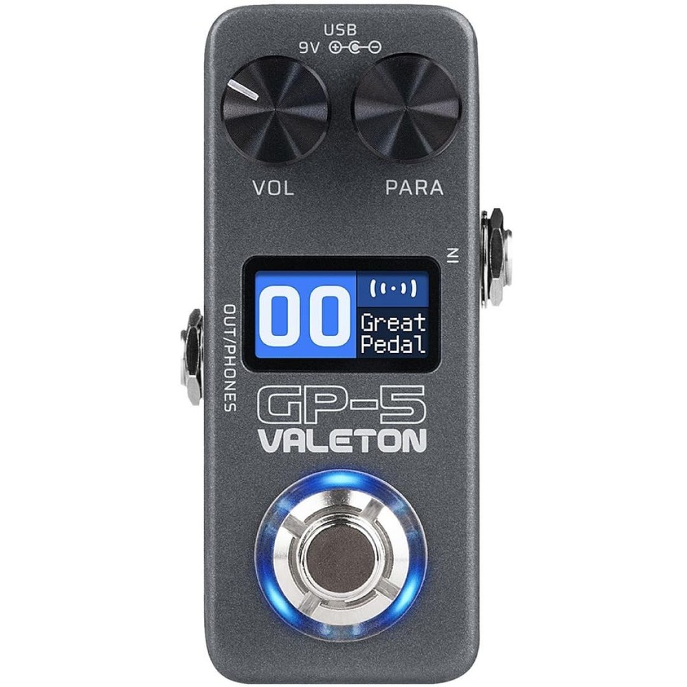 Valeton GP-5: Multi-Effects Processor with IR Loader, Bluetooth & USB Audio