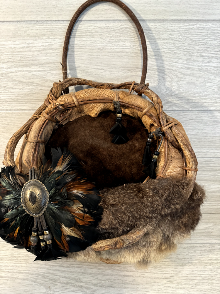 NATIVE AMERICAN SUN SPIRIT BASKET
