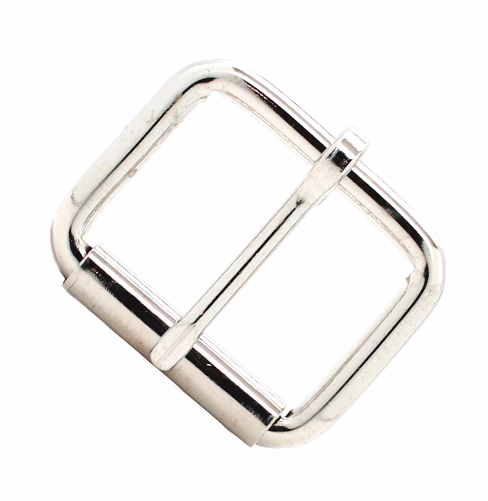 Nickel Single Prong Roller Buckle 1-1/2" 1418-02