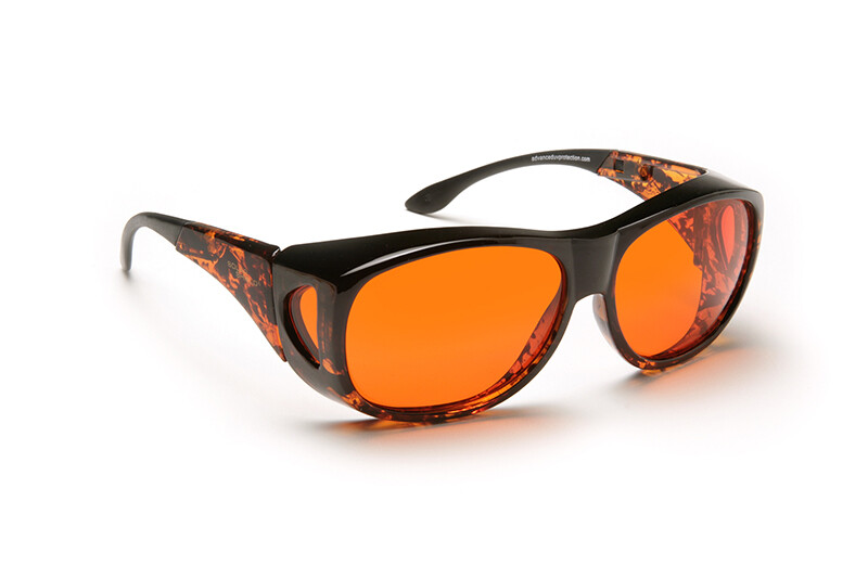 Eschenbach Filter Solar Shield Oval Orange Low Vision UV Protection Size: Large