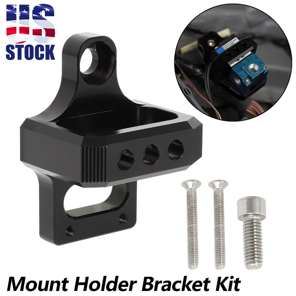 Aluminum For Mac AEM 3 Port Boost Controller Solenoid Valve Mount Holder Bracket