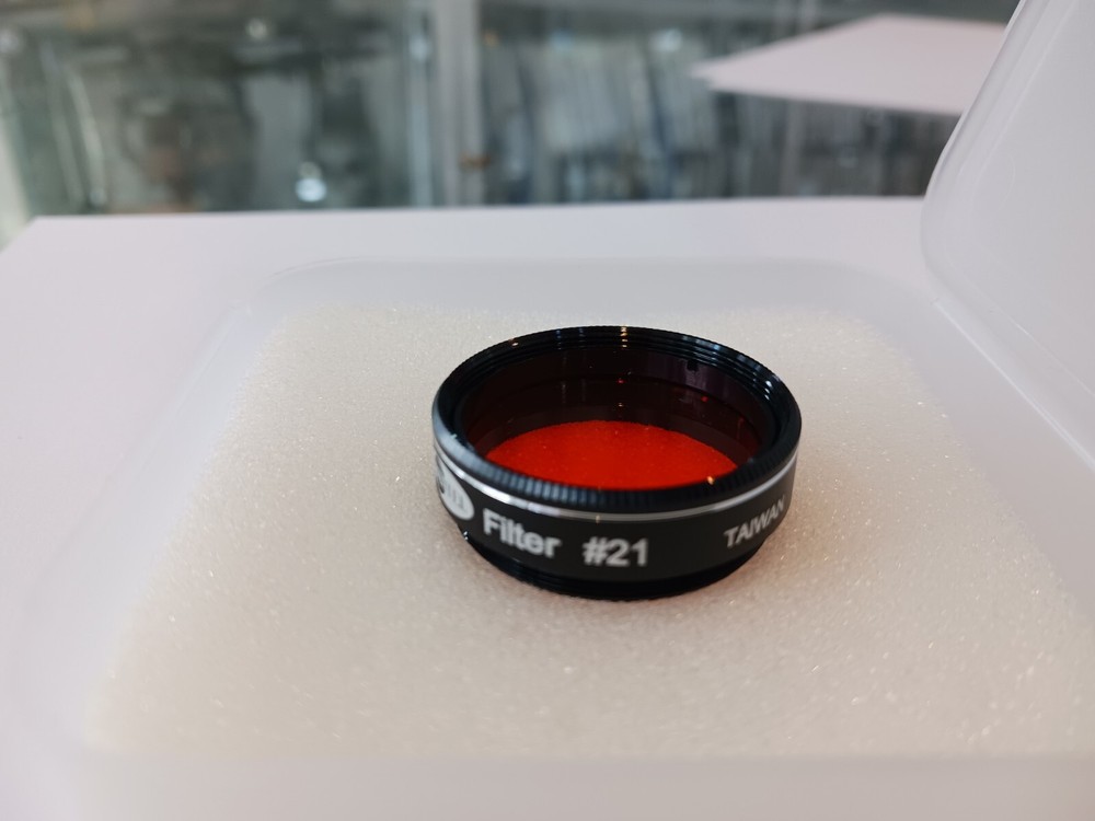 BINTEL TELESCOPE FILTER GSO #21 ORANGE FILTER 1.25'' MADE IN TAIWAN