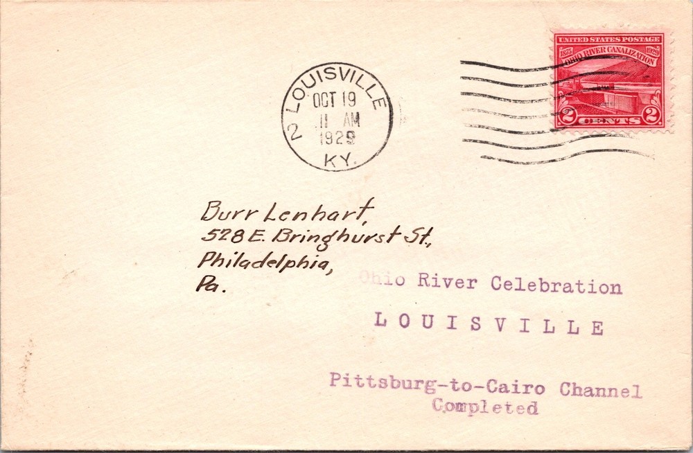 SC# 681 FDC - Typed Cachet - Lousiville CDS - L36953