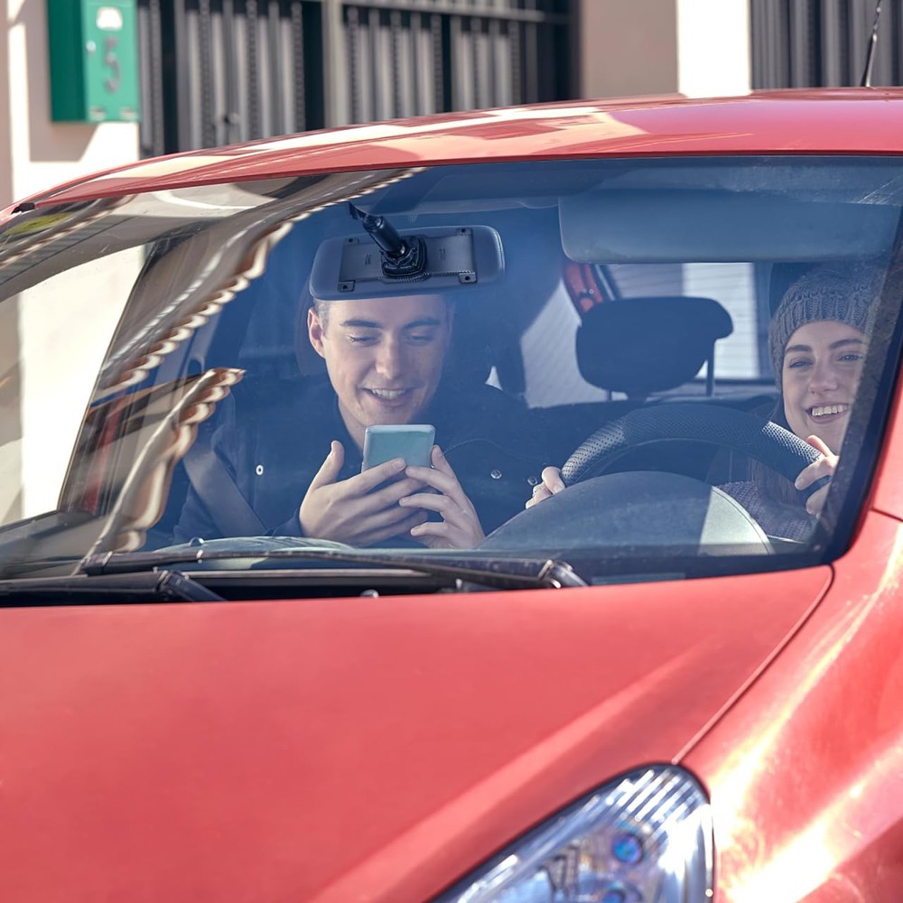 Dash Cam Mirror Mount Universal Rear View Mirror Back Plate Panel Bracket Rea...