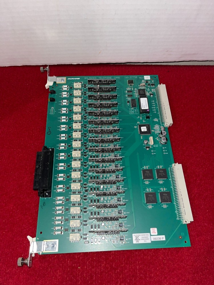 Dukane STARCall Intercom Balanced Telephone Card 110-3775B REV 4 Exc Cond