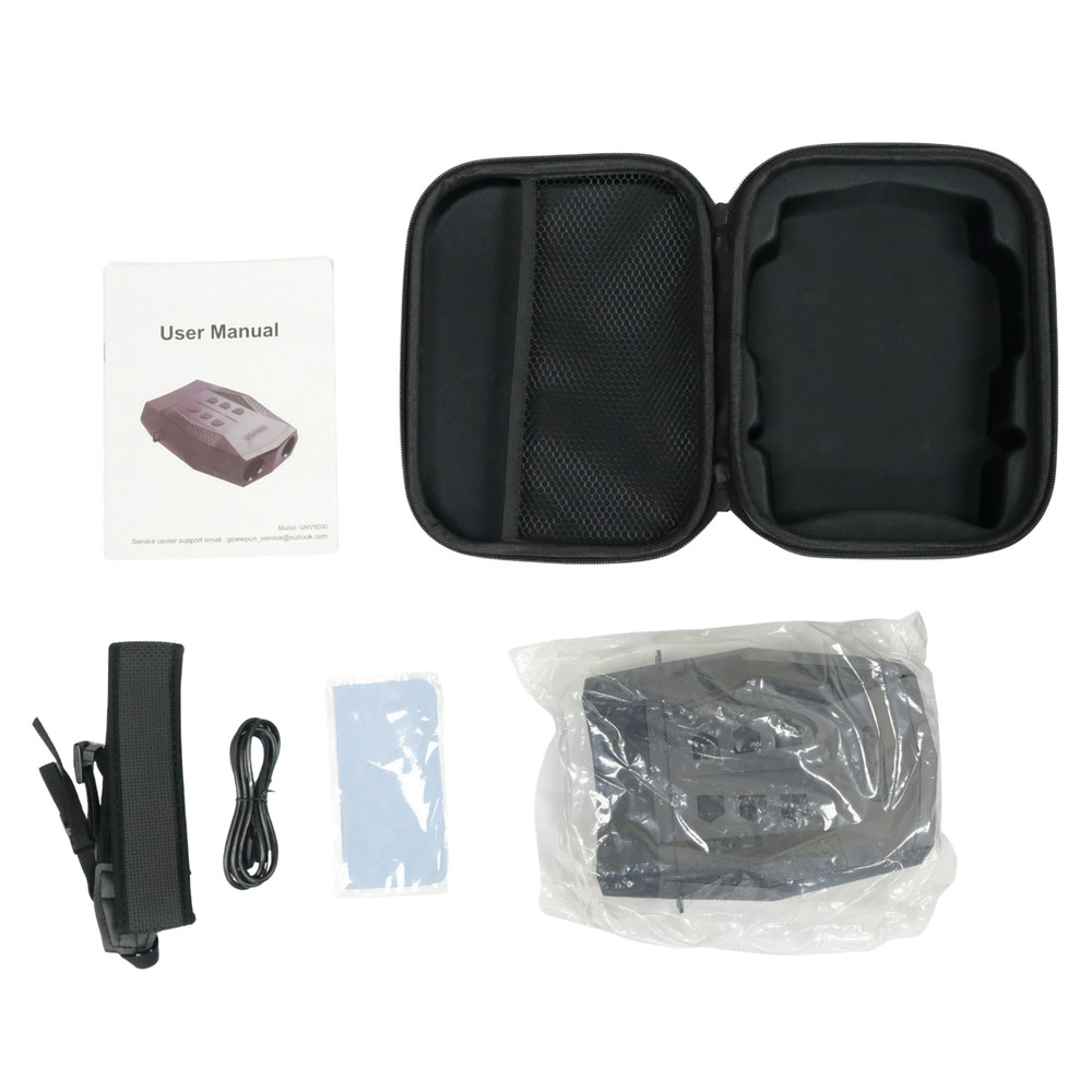 GOWWPUN GNV5000 Night Vision Binoculars Digital Infrared 2.5" IPS Display