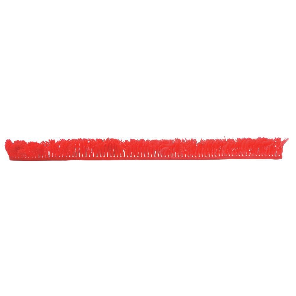 Meat Case Divider Parsley Divider Without Aluminum Support Red Plastic - 30"L x