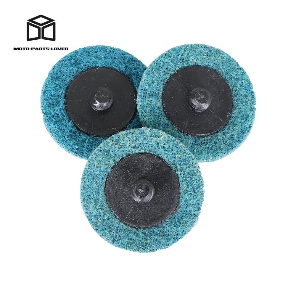 Fine Surface Conditioning Discs Roll Lock Grinder Sanding Pads 50Pcs 2" Disc