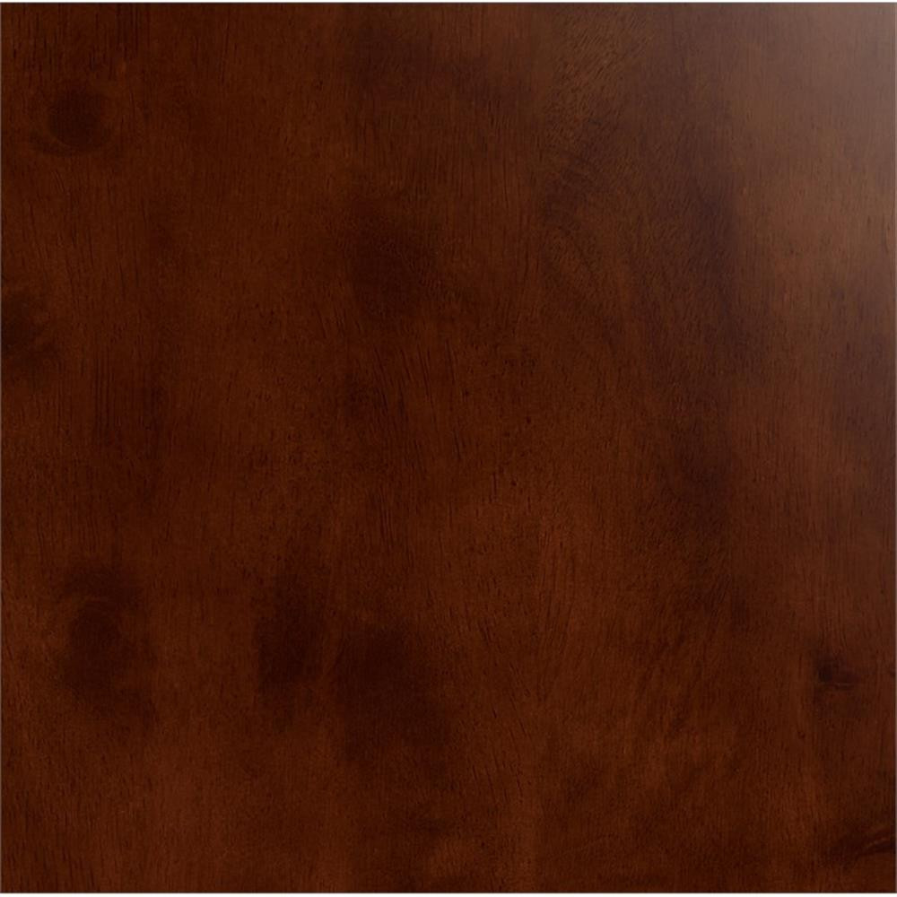Pemberly Row Full Panel Solid Wood Headboard with USB Charger in Walnut