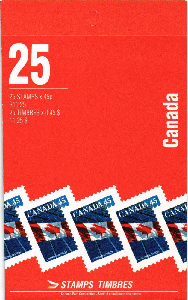 Canada 1995 Yvert C 1416(II) Basic Flags MNH VF