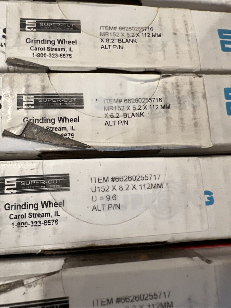 14 EA MAGsystem Super-Cut Grinding Wheels - Several Measurements - See Pics