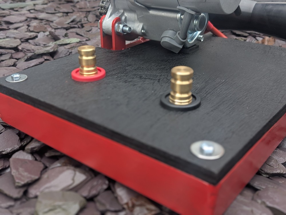 Motorcycle Roller Starter Kit With Motor, Switch and Frame Materials and Wiring