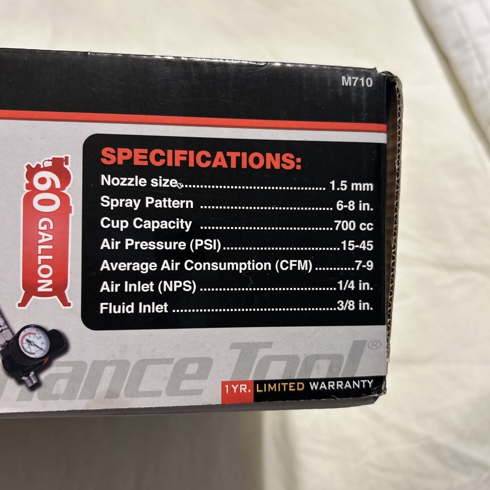 Performance Tool Spray Gun - M710