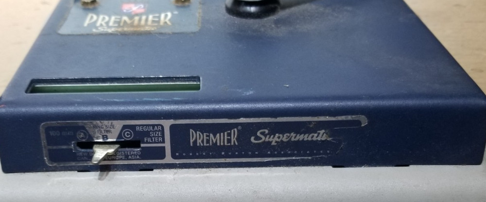PREMIER Supermatic Cigarette Injector Rolling Machine