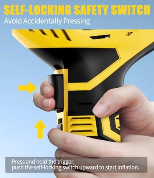 Cordless Tire Inflator Bundle with Tool Bag