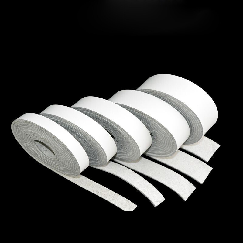1M White Genuine Leather Flat Cord Rope Cowhide Strip String DIY Making Craft