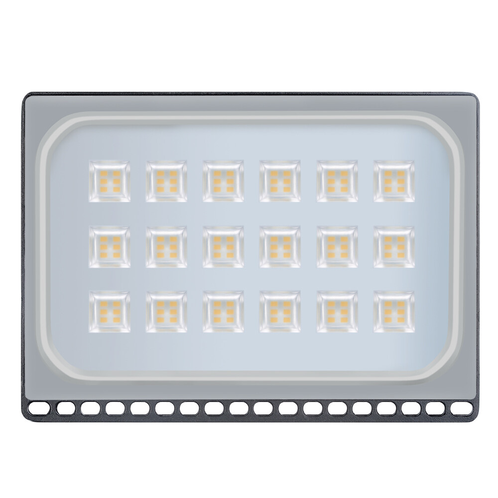 4X 100W LED Flood Light OutSideWork Light 3000K White Light Security Spotlight