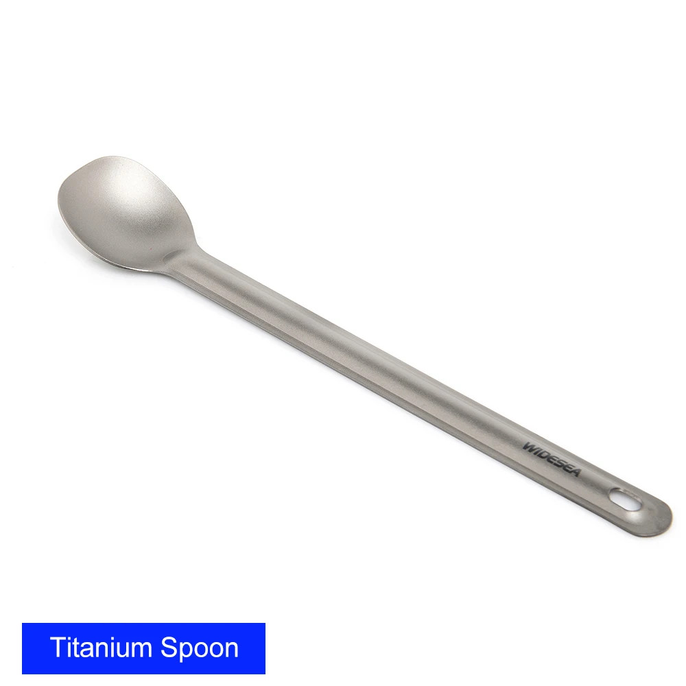 Camping Titanium Spork Spoon Outdoor Lightweight Fork Tableware Portabl