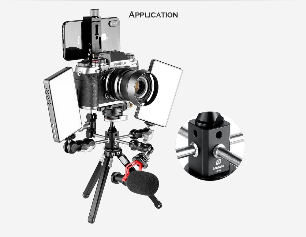 Leofoto CF-8 Tripod Multi-Adapter Post/Block