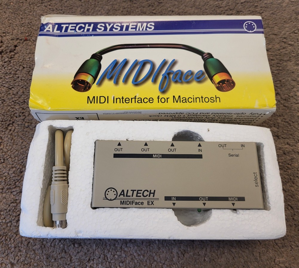 Altech Systems Midiface Ex Midi Interface for Macintosh
