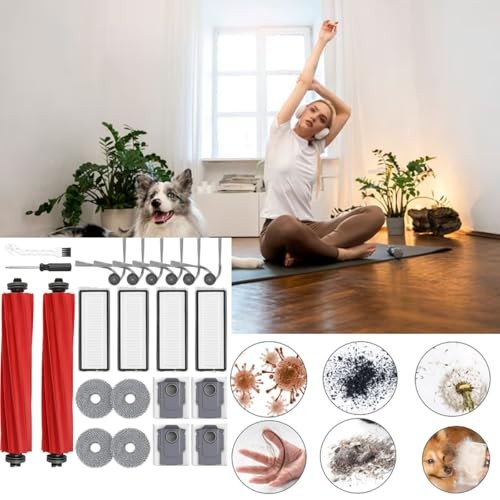 Accessories Replacement Kit Compatible With Roborock QV 35A 35S Robot Vacuum