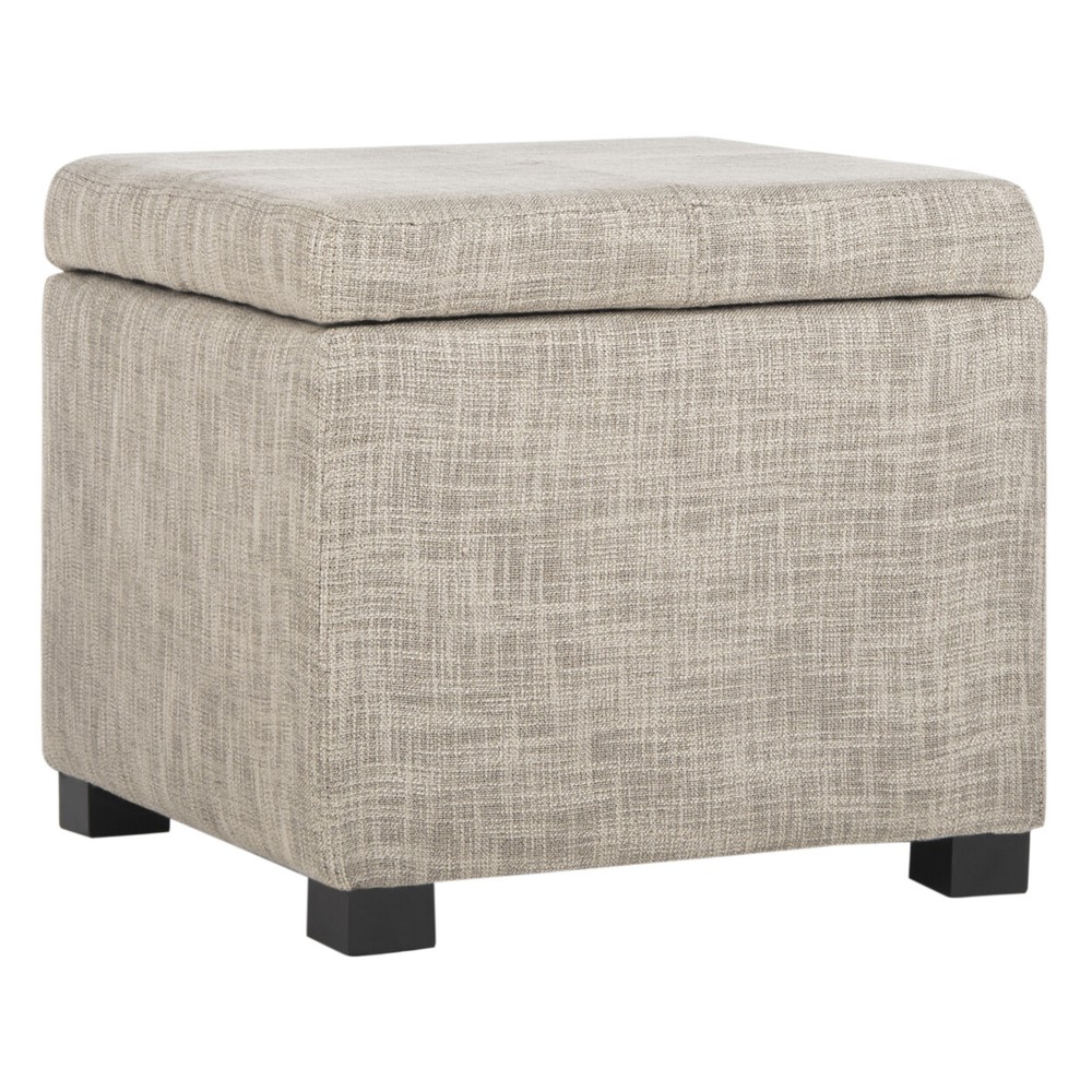 SAFAVIEH Madison Square Ottoman | Stone |