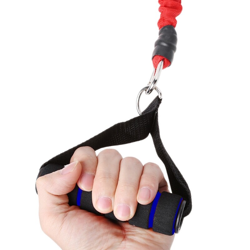 1 Pair Exercise Handles Resistance Band Handle for Cables Machine Attachments