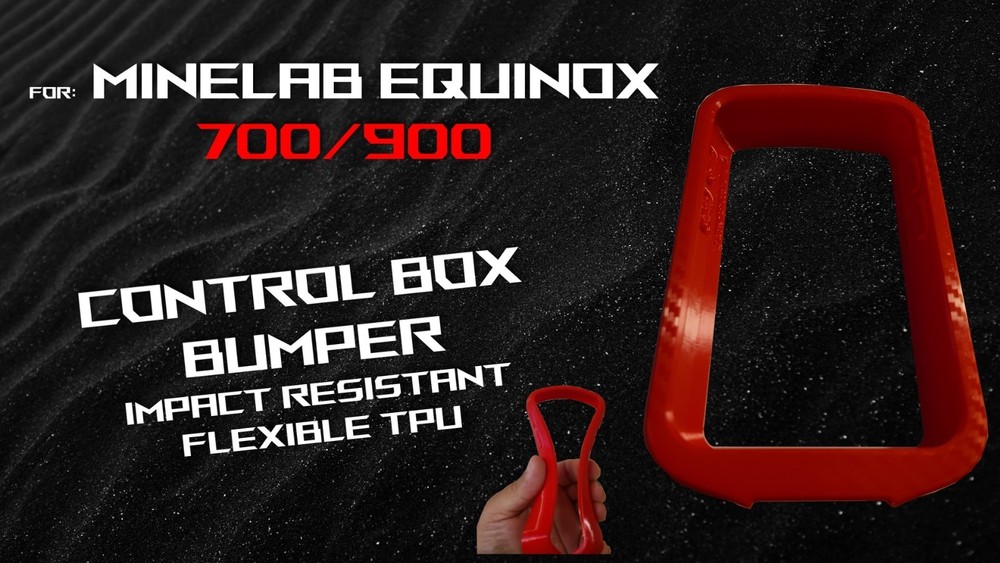 Minelab Equinox 700 900 Compatible Control Box Bumper Protector - CF RED
