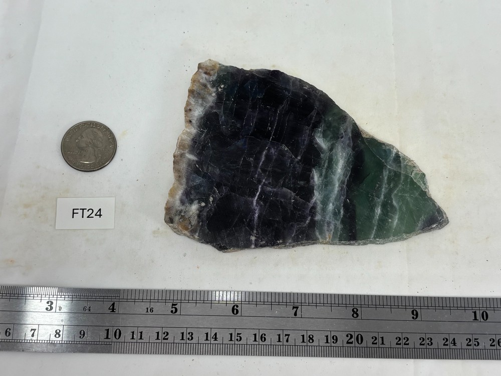 Fluorite slab Cabbing Lapidary Combo Ship Avail