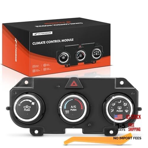 Heater Climate Control Panel Module Compatible with Ram Vehicles - 2016 2017