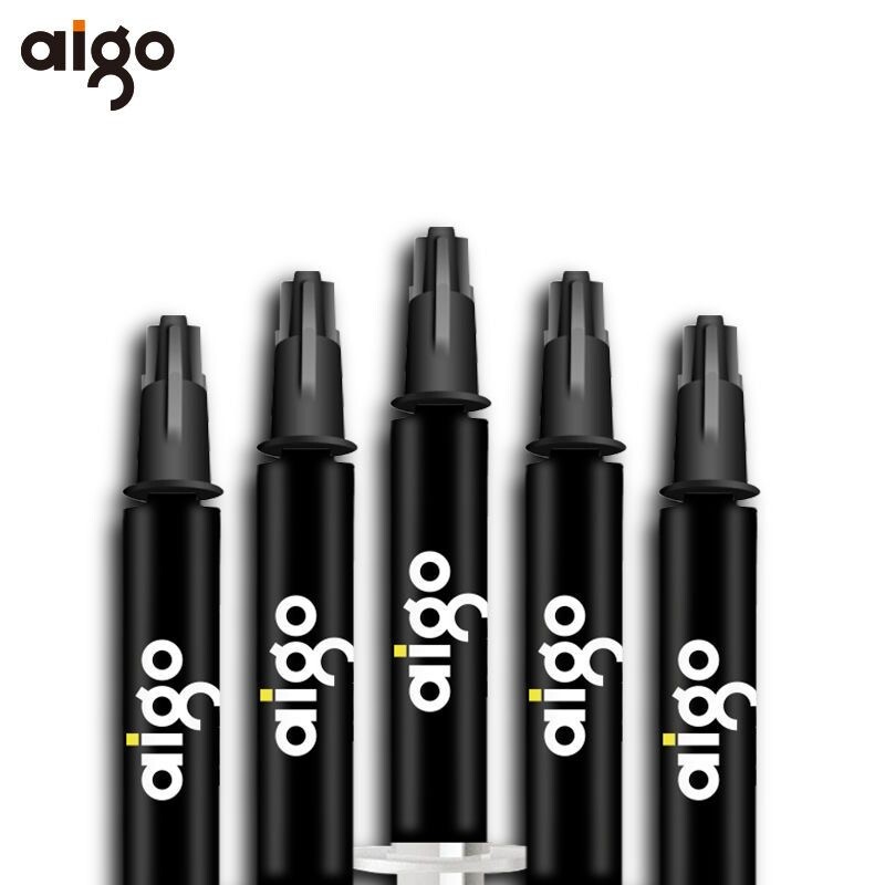 (2-pack) Silver Thermal Grease CPU Heatsink Compound Paste Syringe NEW VERSION