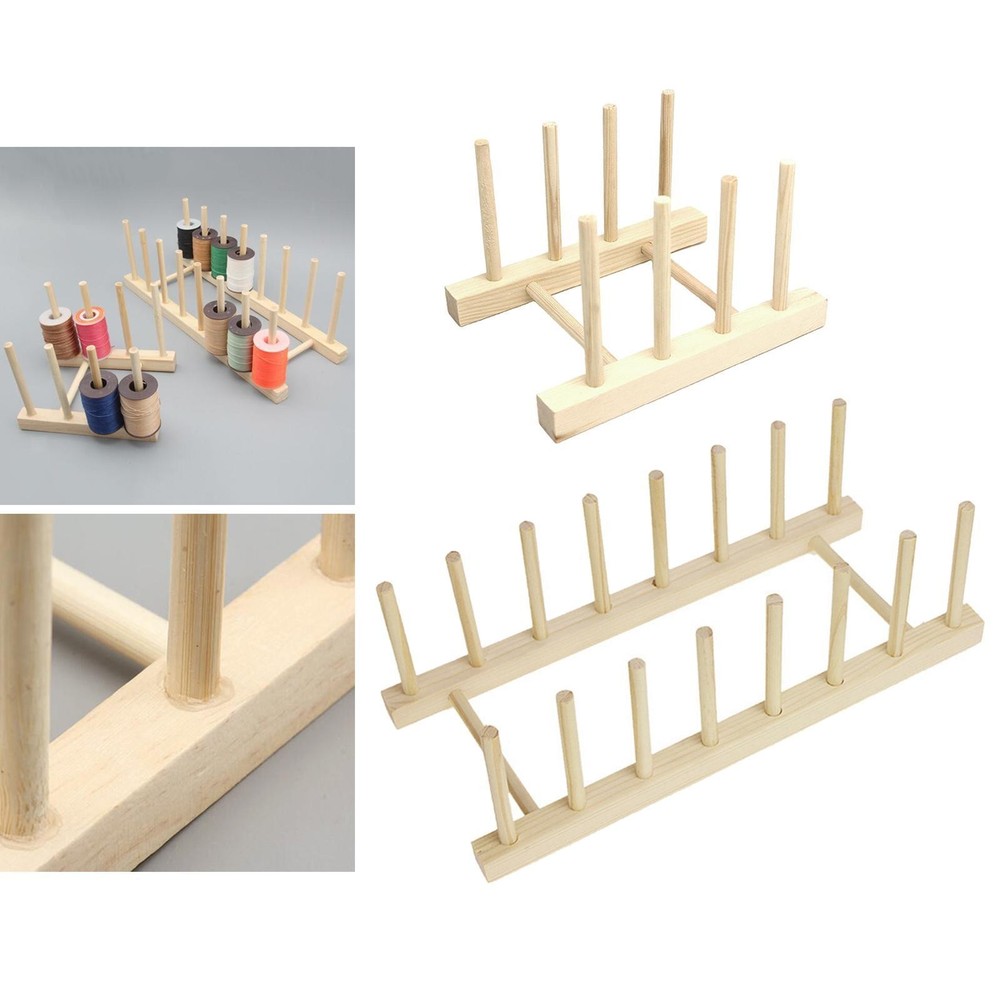 Thread Rack Tray, Sewing & Embroidery Thread Spool Organizer Holder with 8 / 16