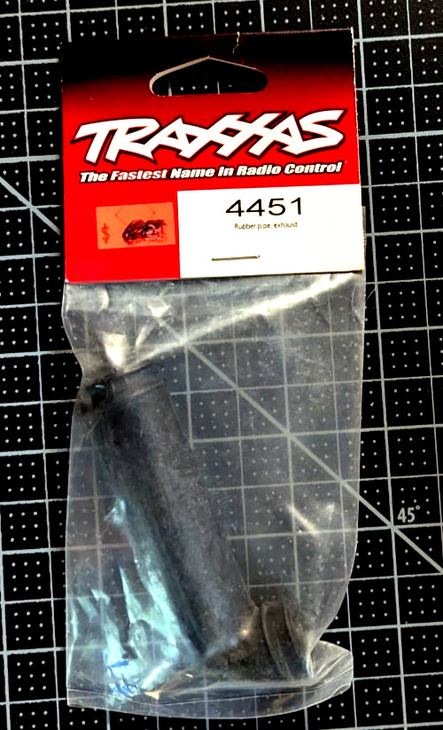 4451	Traxxas Rubber Exhaust Pipe