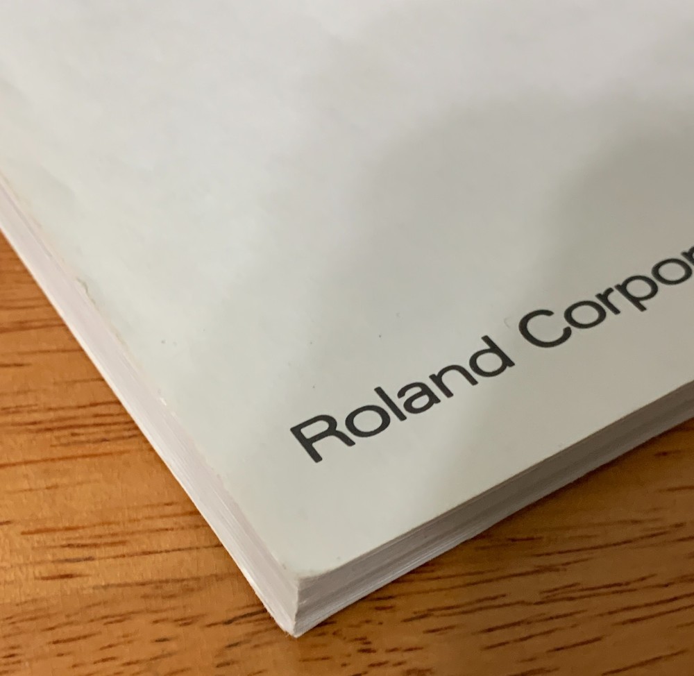 Original Roland VS‑1880 Digital Workstation User Guide