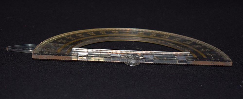 180 degree Protractor Angle Finder Rotary Measuring Ruler ~ Plastic