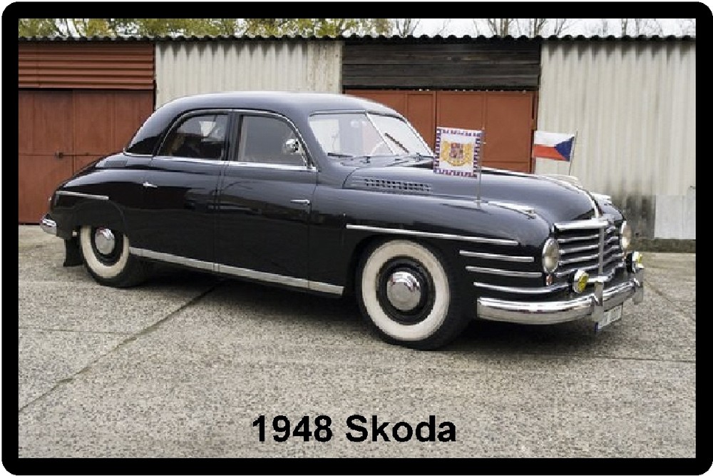 1948 Skoda Refrigerator Magnet