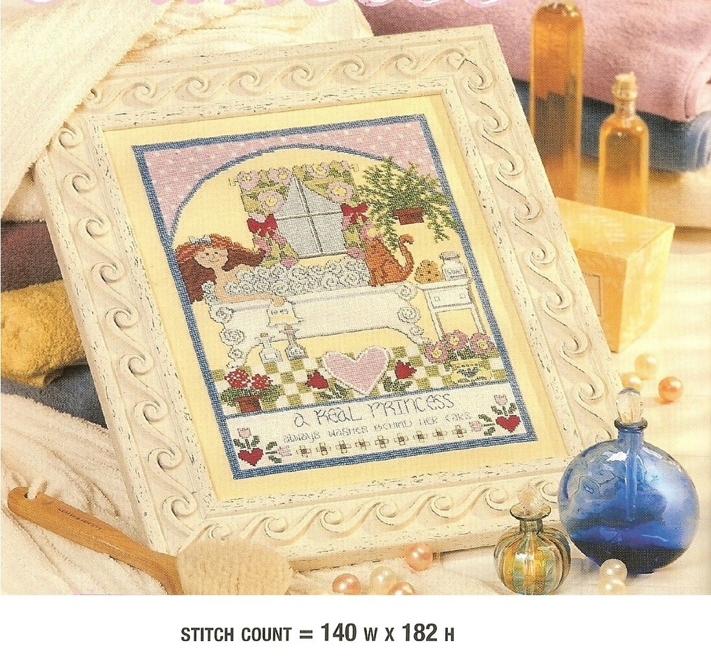 A REAL PRINCESS  CROSS  STITCH  PATTERN  ONLY  PY - PYW