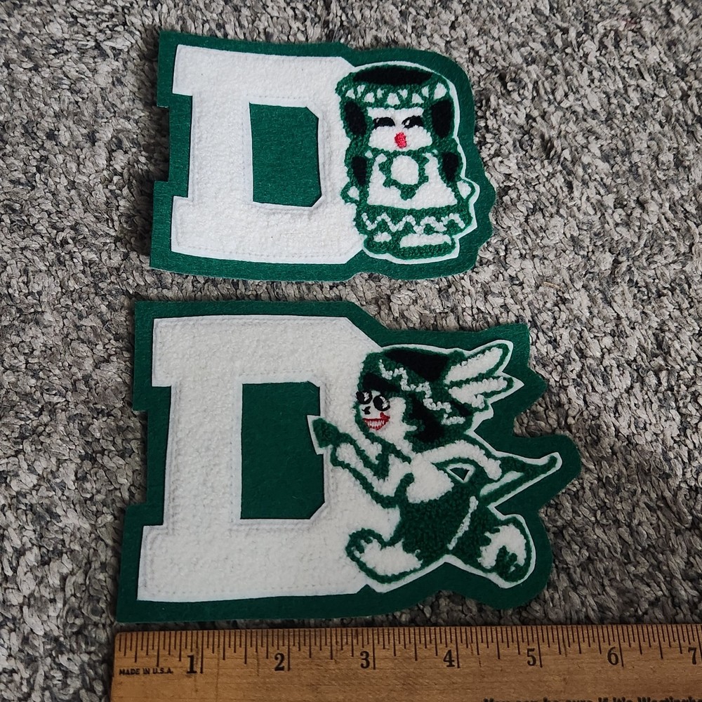 Varsity Patches D With Indian