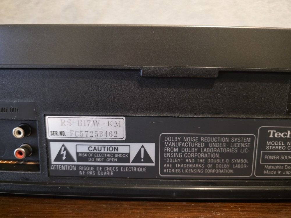 Technics RS-B17W Dual Cassette Deck Tested